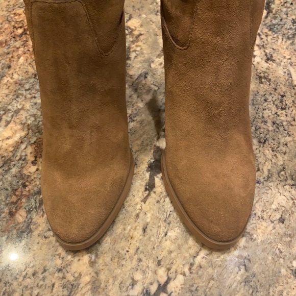 NWT - MICHAEL KORS SZ-10 REENA STUDDED Tall OTK Boots -approx 4” HEEL in ORIGINA - Picture 5 of 12